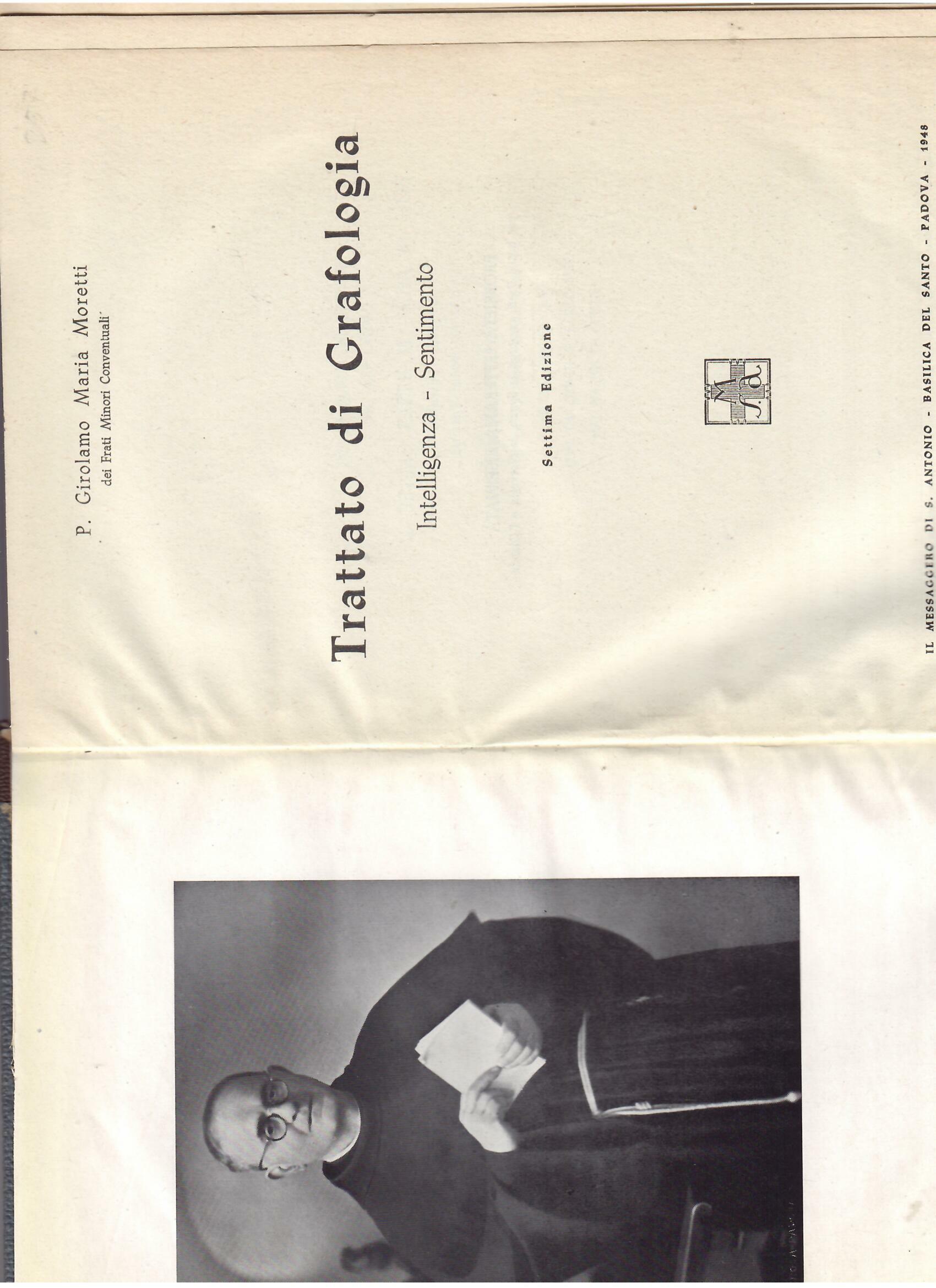 TRATTATO DI GRAFOLOGIA - INTELLIGENZA - SENTIMENTO