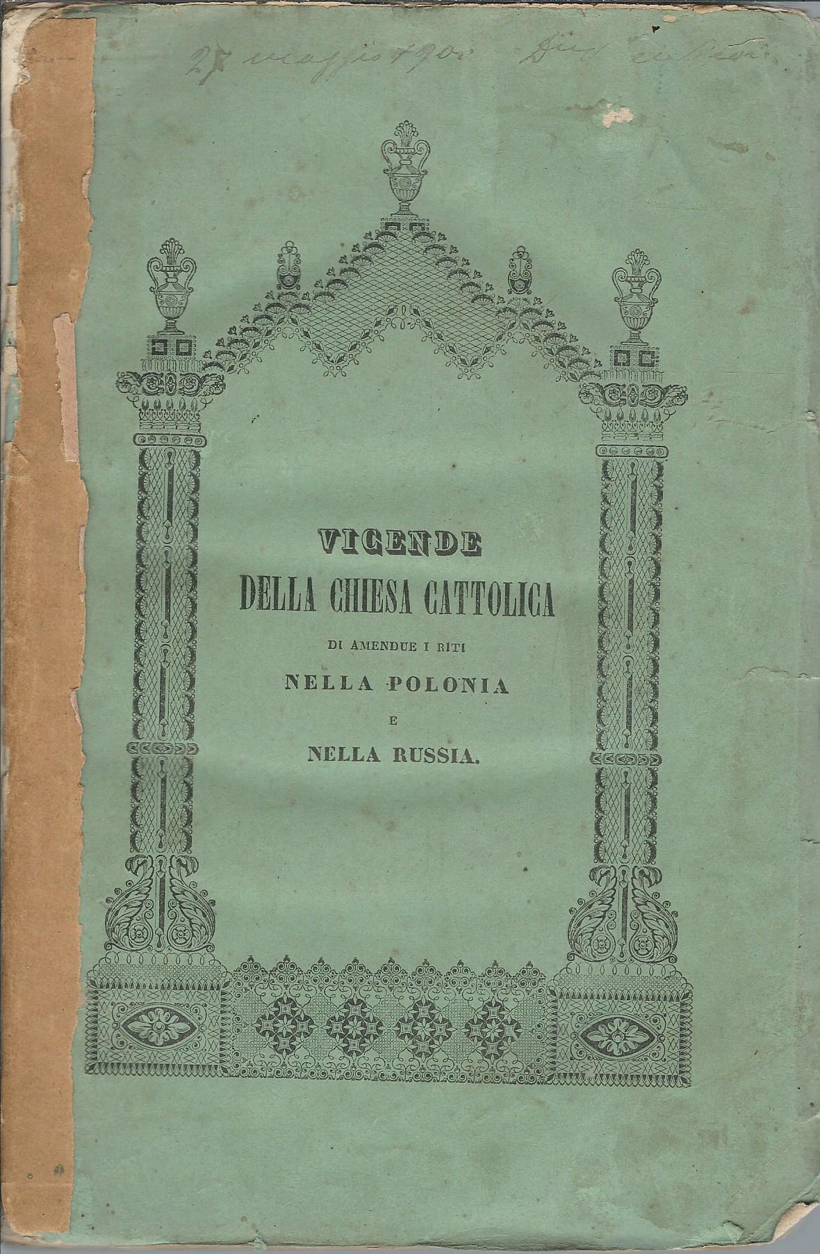 VICENDE DELLA CHIESA CATTOLICA DI AMENDUE
