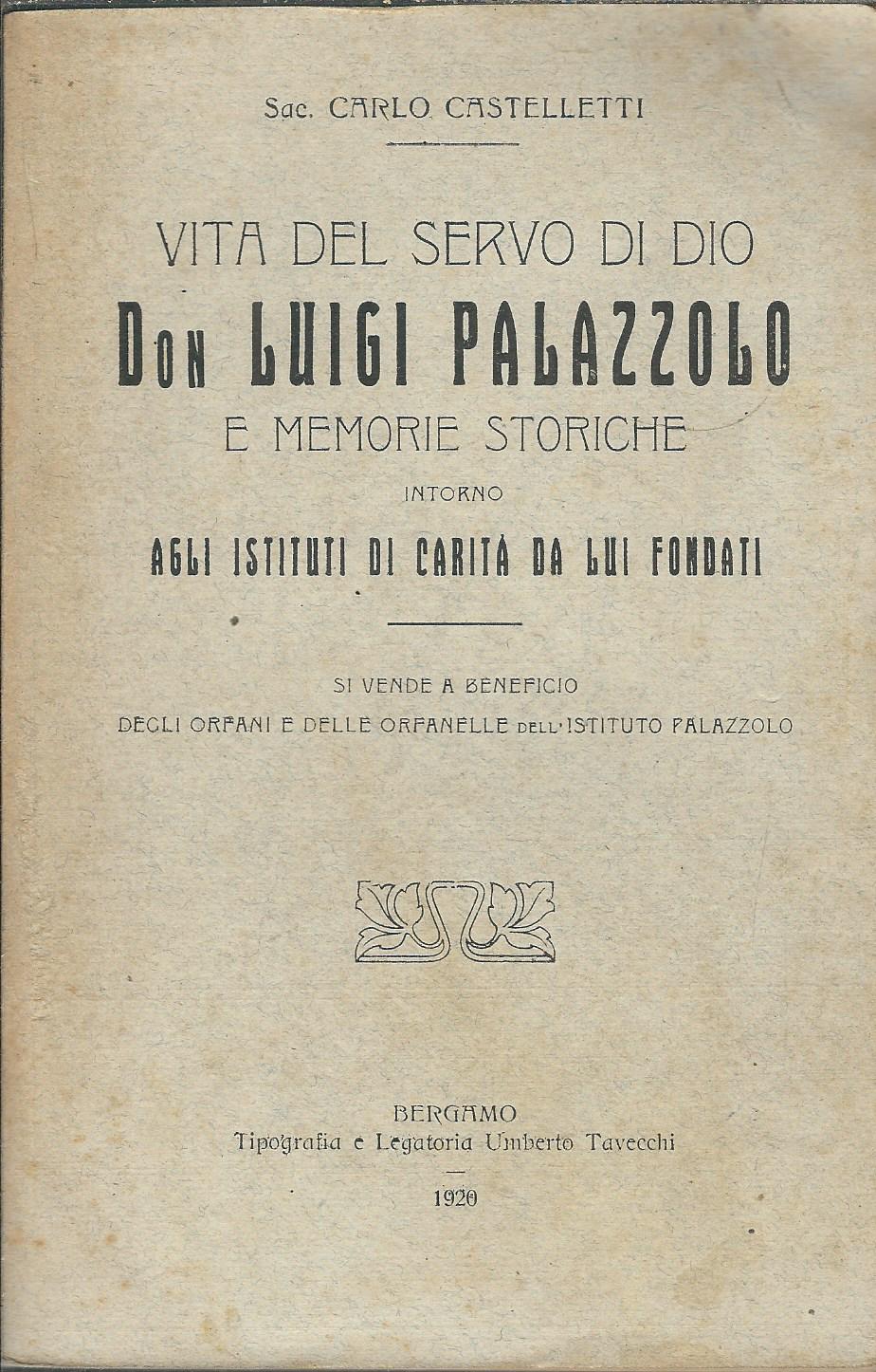 VITA DEL SERVO DI DIO DON LUIGI PALAZZOLO