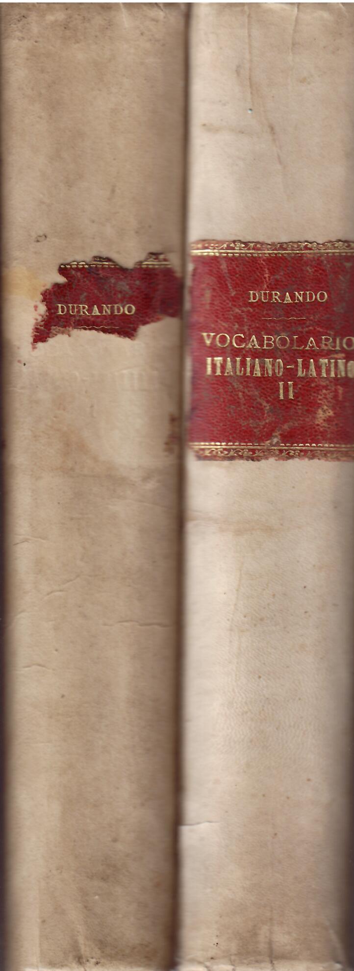 VOCABOLARIO ITALIANO - LATINO COMPILATO AD USO DELLE SCUOLE - …