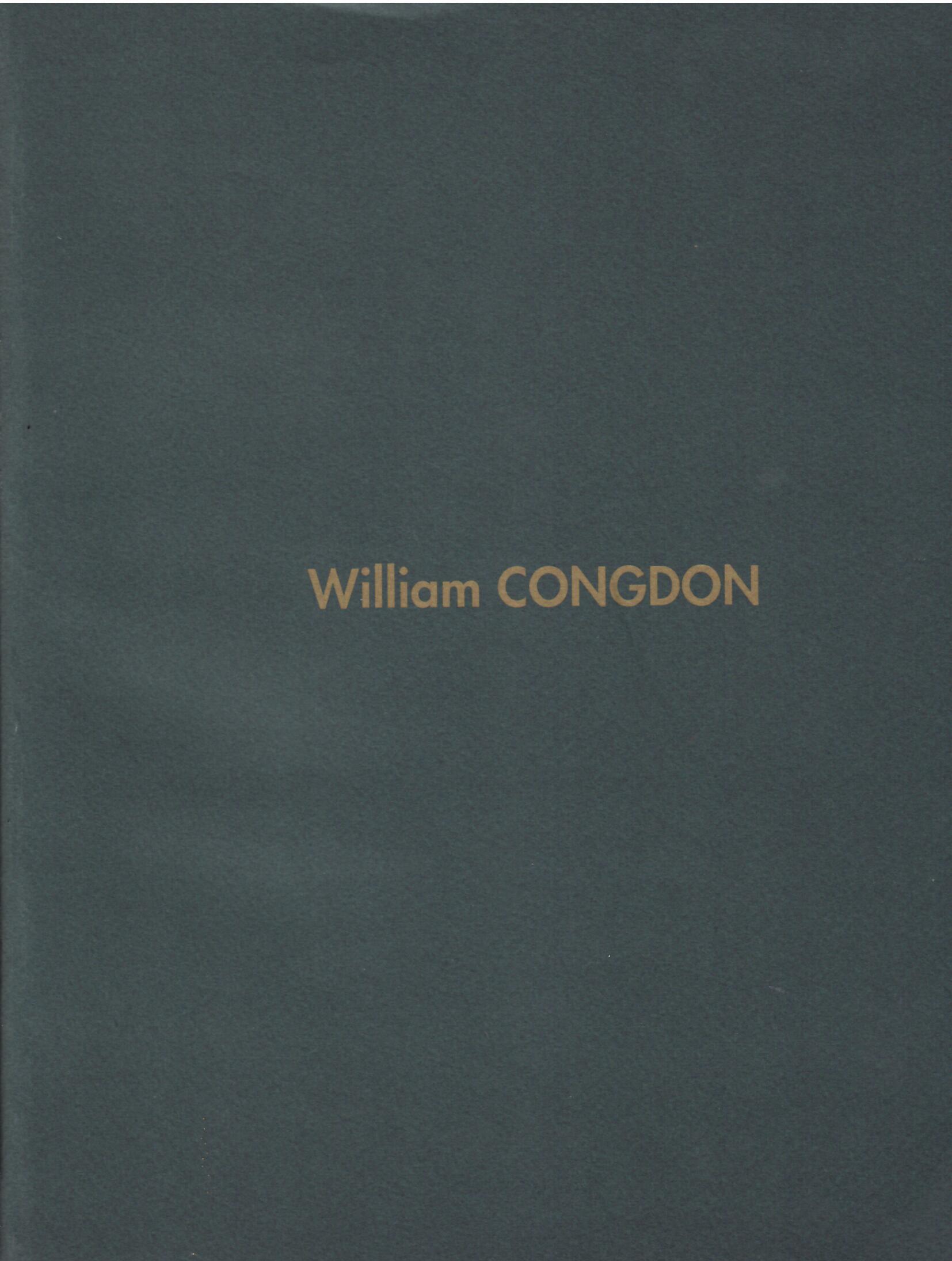 WILLIAM CONGDON - A IMMAGINE E SOMIGLIANZA