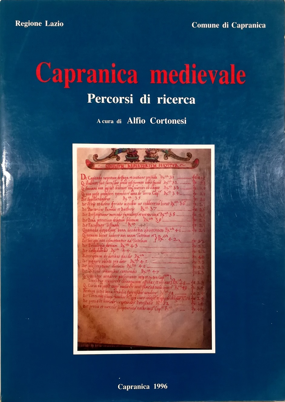 Capranica medievale Percorsi di ricerca