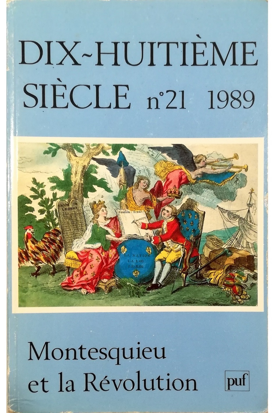 Dix-huitiéme Siècle Revue annuelle n. 21 1989 Montesquieu et la …