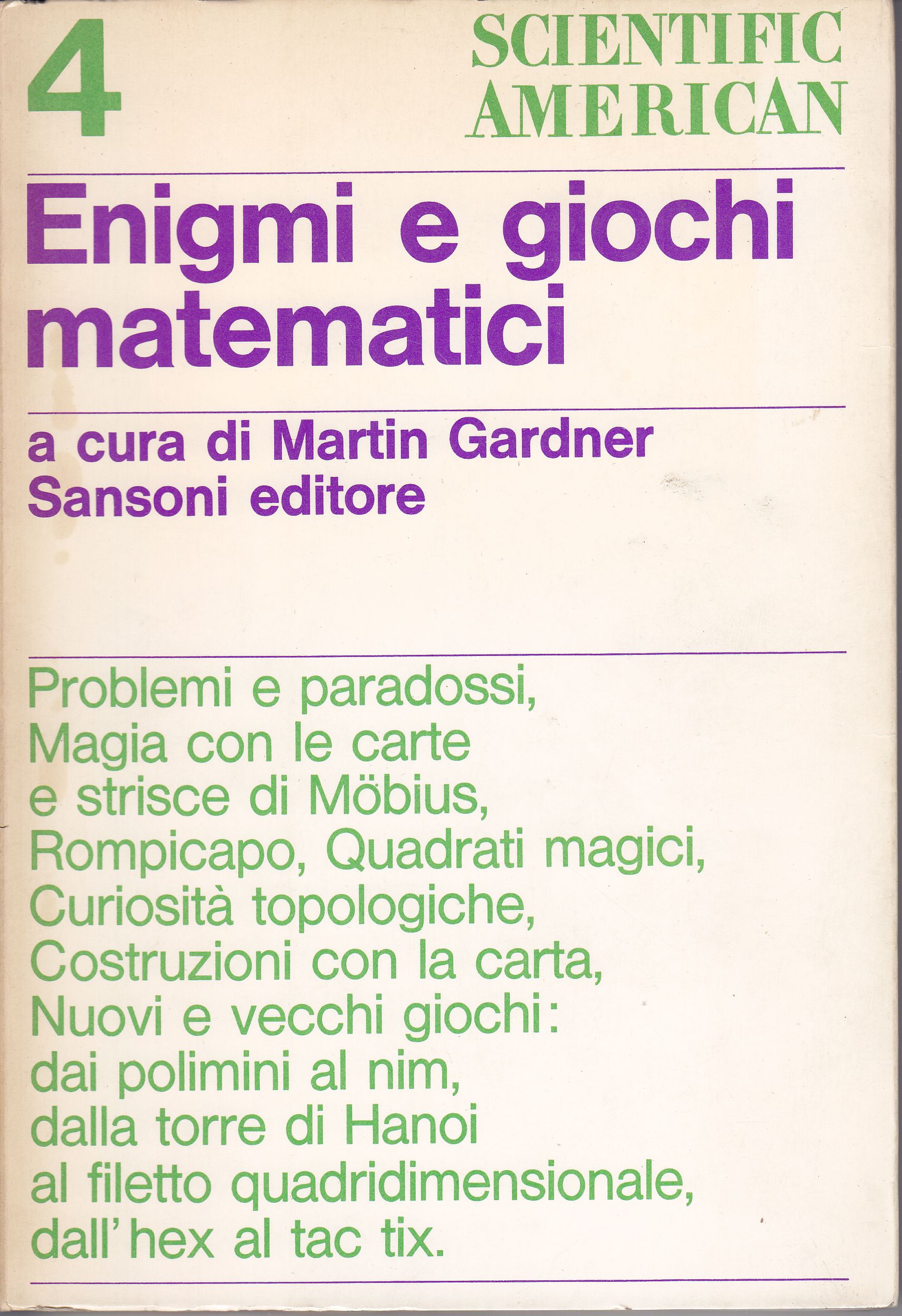 Enigmi e giochi matematici