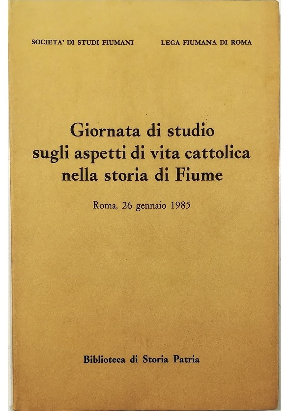 Giornata di studio sugli aspetti di vita cattolica nella storia …