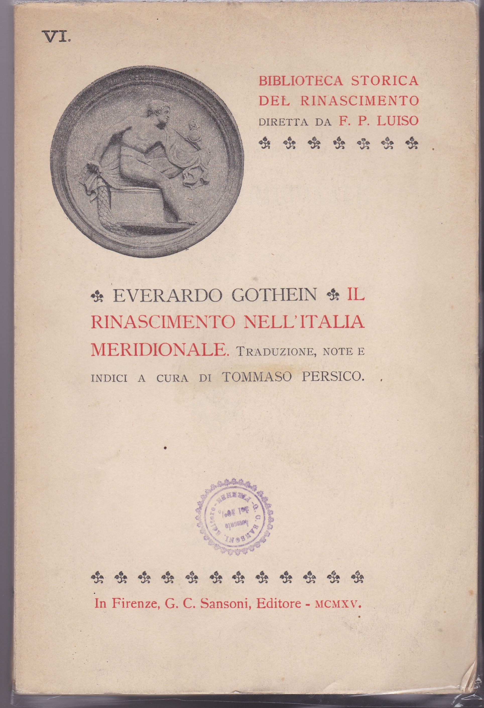 Il rinascimento nell'Italia meridionale Traduzione, note e indici a cura …