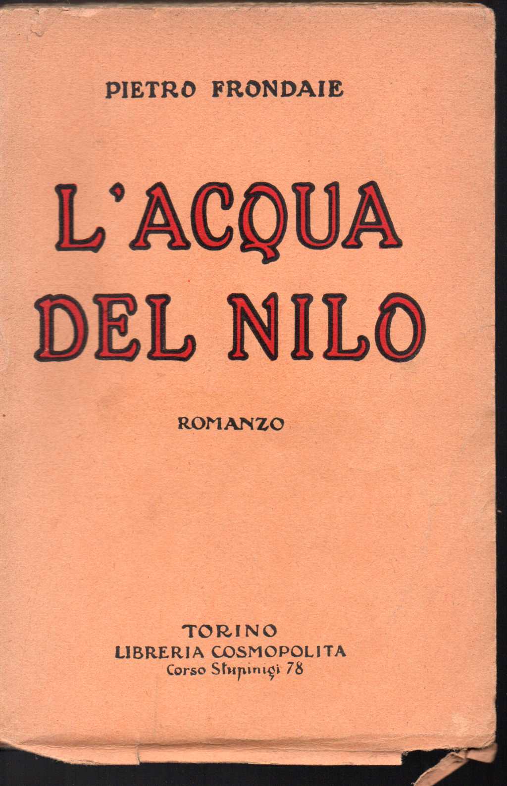 L'acqua del Nilo