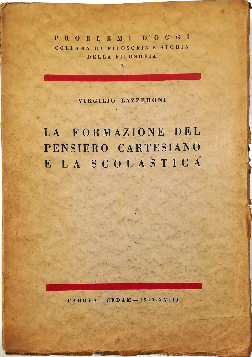 La formazione del pensiero cartesiano e la scolastica