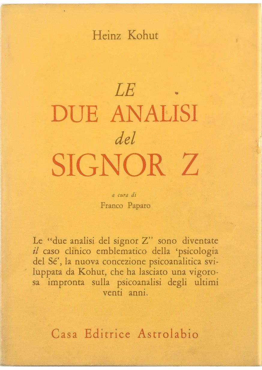 Le due analisi del signor Z