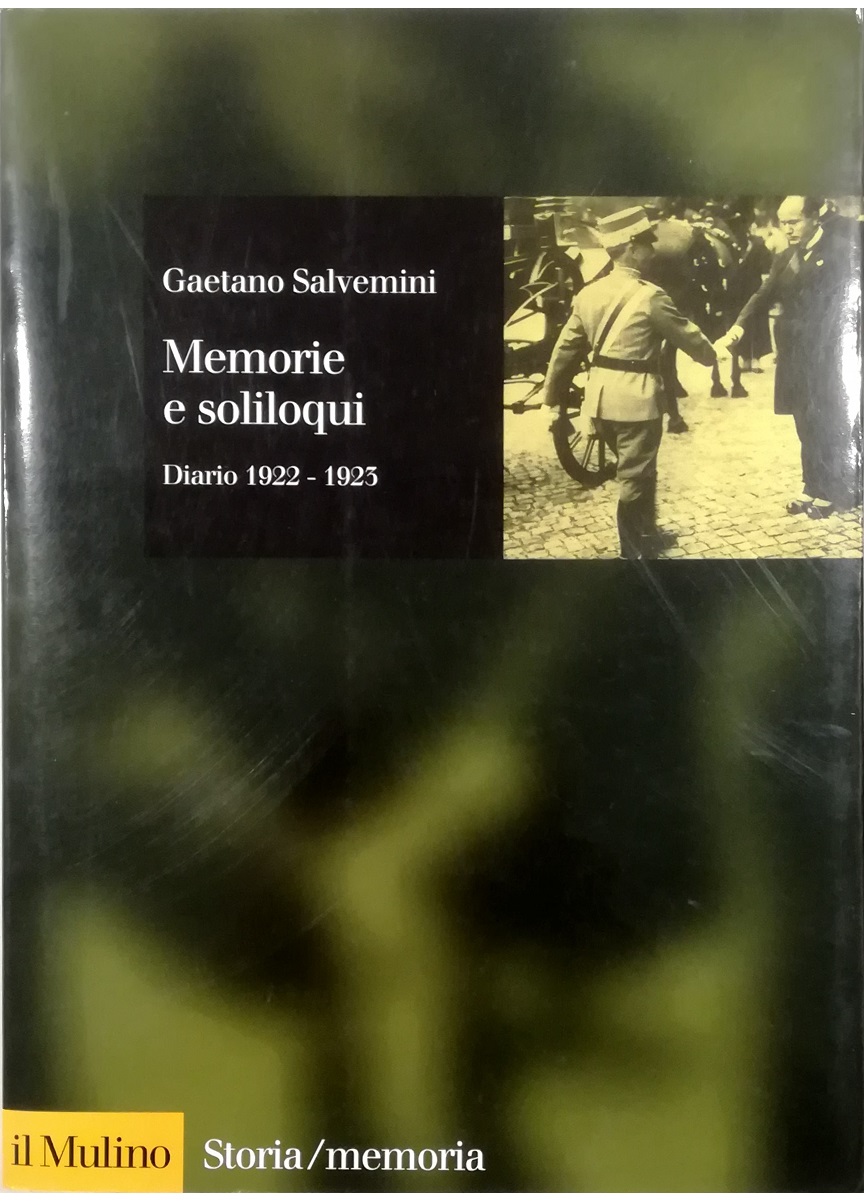 Memorie e soliloqui Diario 1922-1923