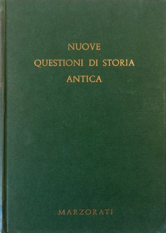 Nuove questioni di storia antica