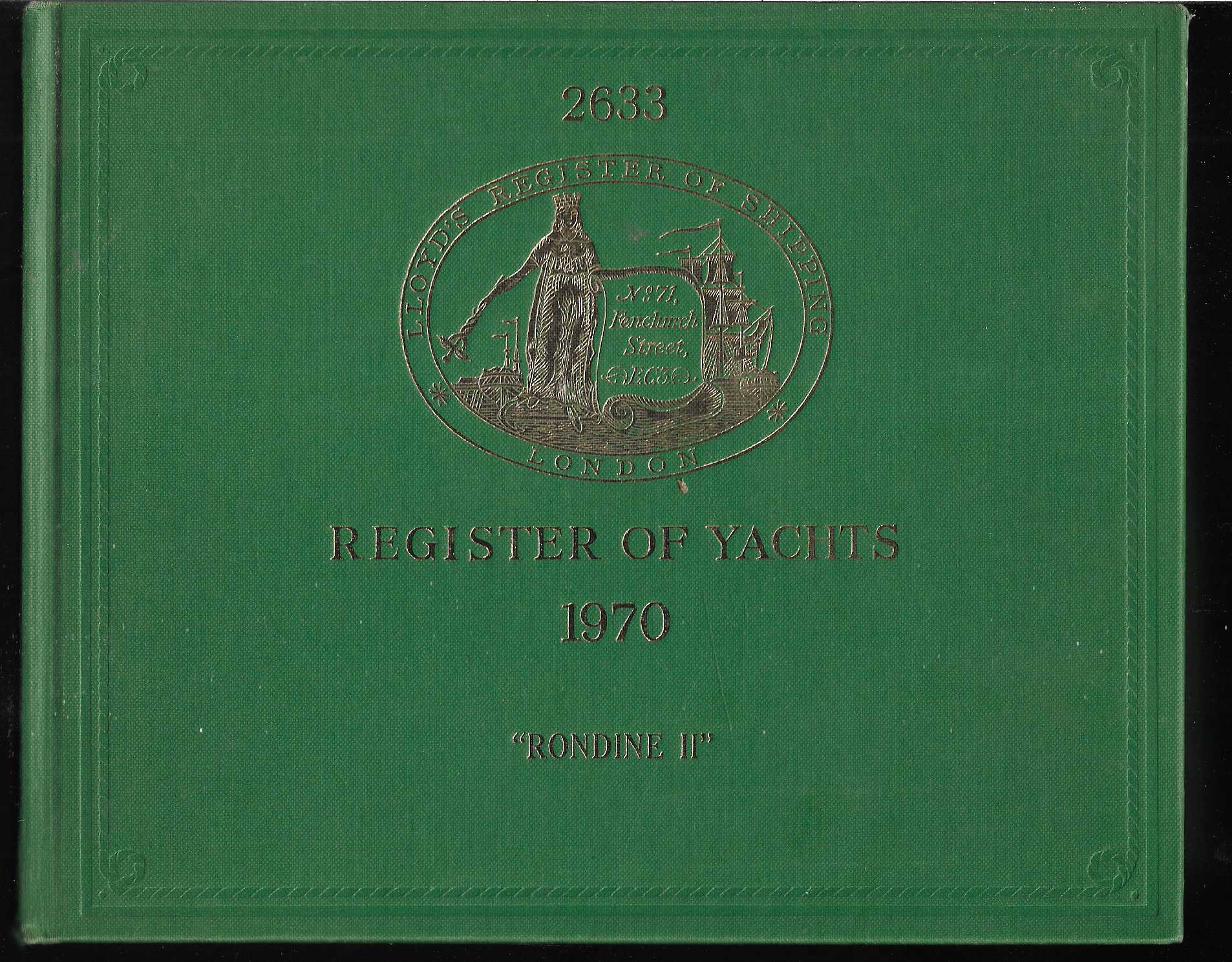 Register of yachts 1970