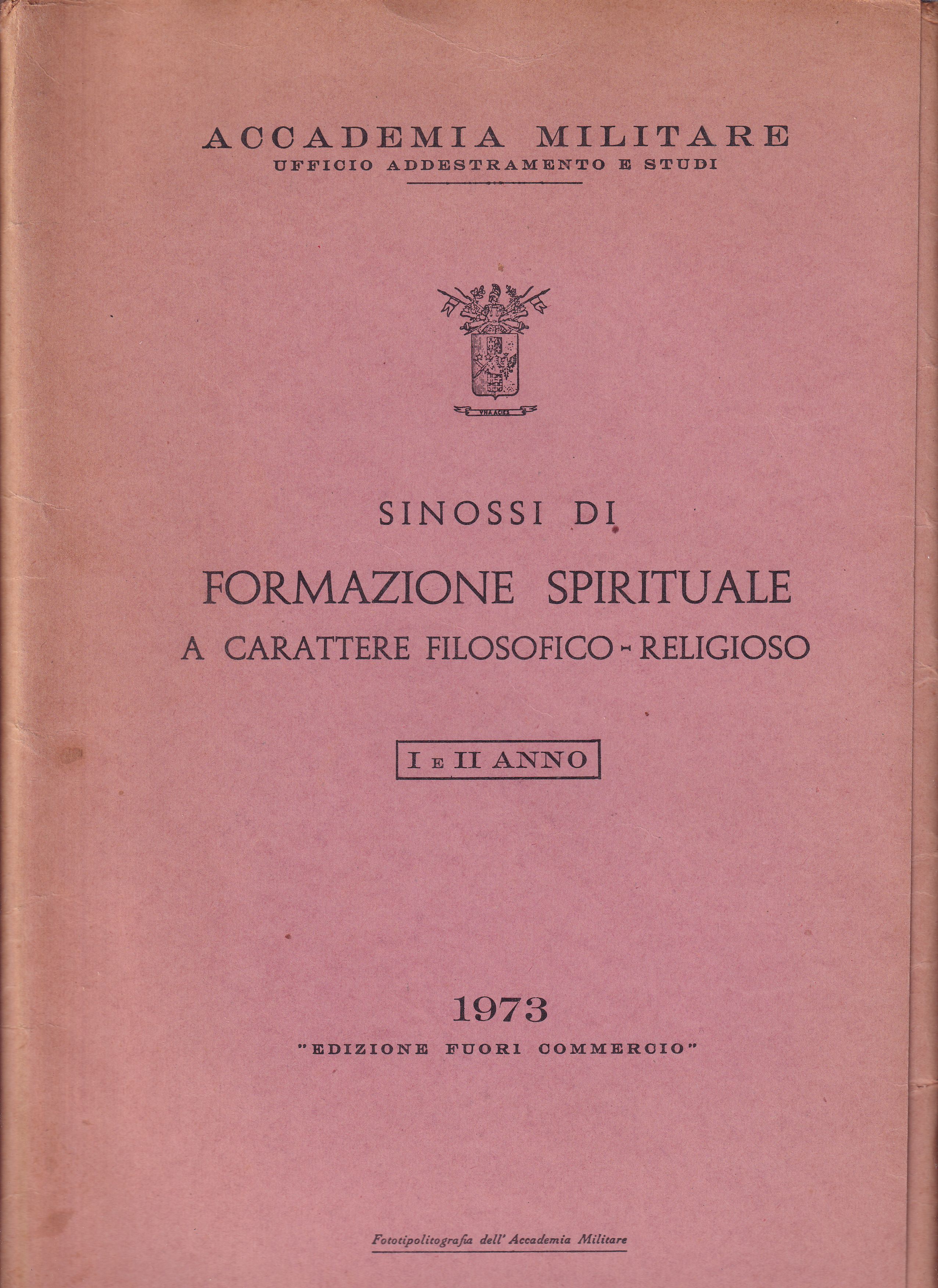 Sinossi di formazione spirituale a carattere filosofico-religioso I e II …