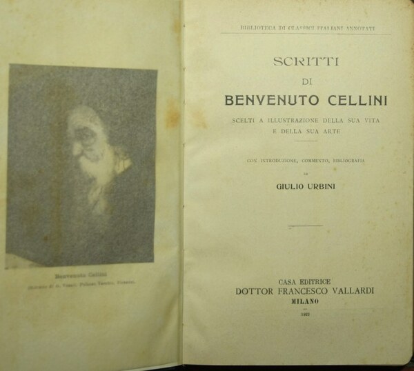 Scritti di Benvenuto Cellini