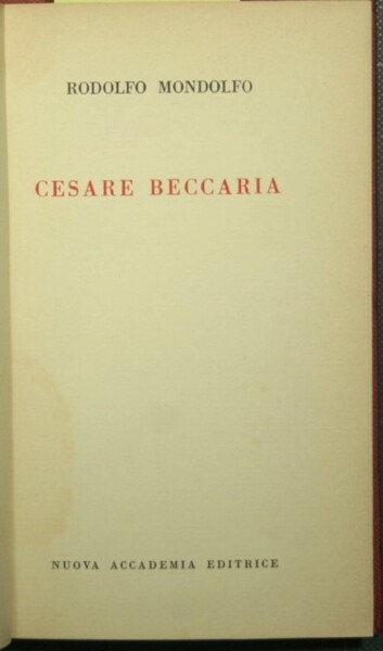 Cesare Beccaria