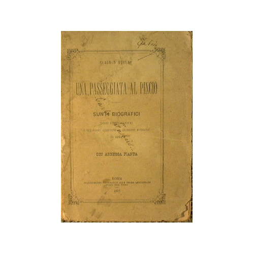 Una passeggiata al Pincio