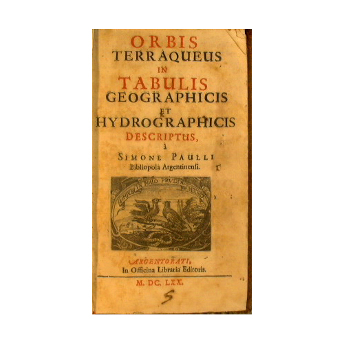 Orbis terraqueus in tabulis geographicis et hydrographicis descriptus, a Simone …