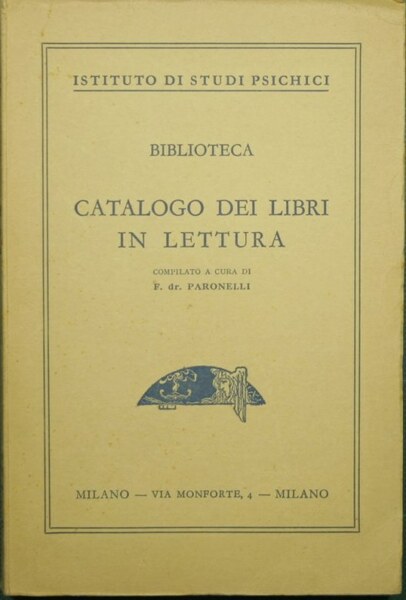 Catalogo dei libri in lettura