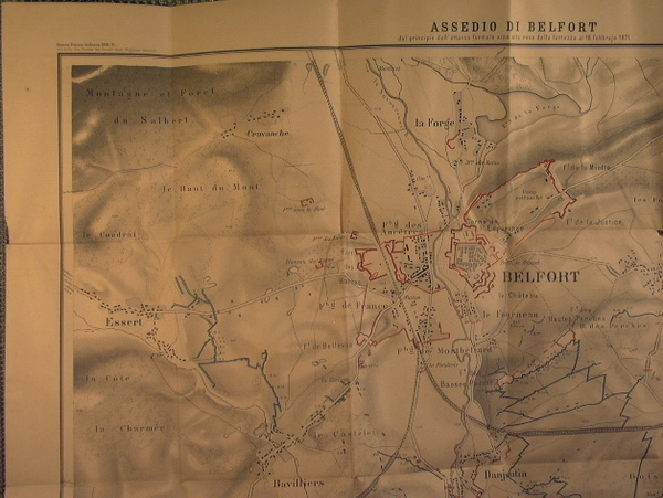 Guerra franco tedesca 1870-71. L'assedio di Belfort fino alla metà …