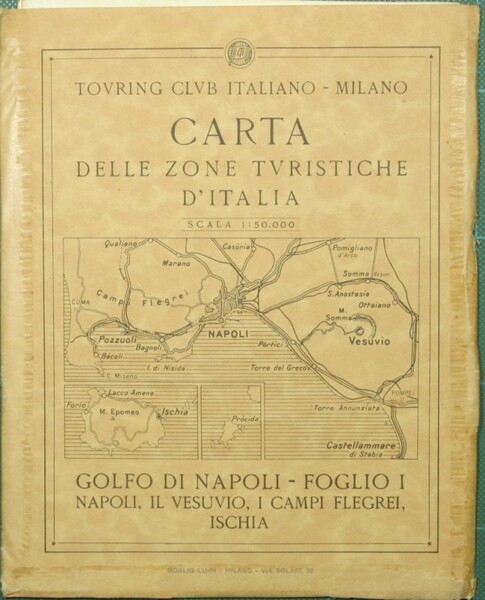 Carta delle zone turistiche d'Italia. Golfo di Napoli - Foglio …