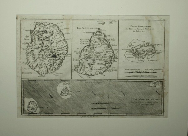 Carte generale des Isles - Analyse succincte de L'atlas dressé