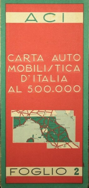 Carta automobilistica d'Italia al 500.000. Foglio 2