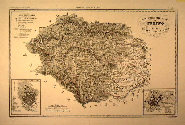 Divisione militare di Torino. Provincie di Susa e di Pinerolo