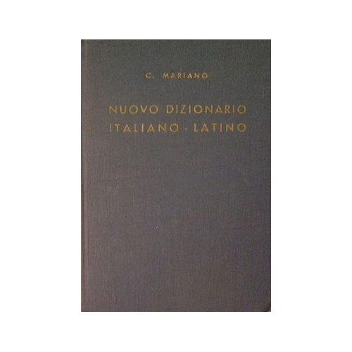 Nuovo dizionario Italiano-Latino