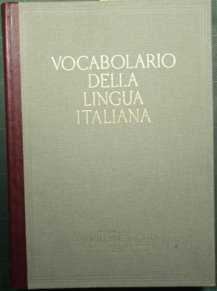 Vocabolario della lingua italiana