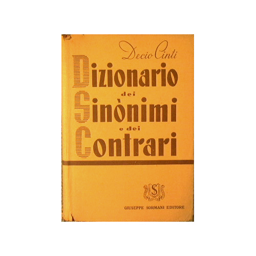 Dizionario dei sinonimi e dei contrari