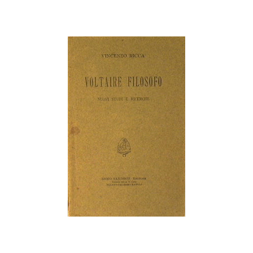 Voltaire filosofo. Nuovi studi e ricerche
