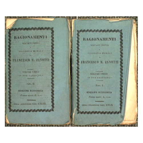 Ragionamenti sull'arte poetica e Filosofia Morale