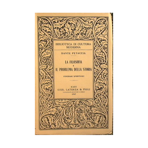 La filosofia e il problema della storia