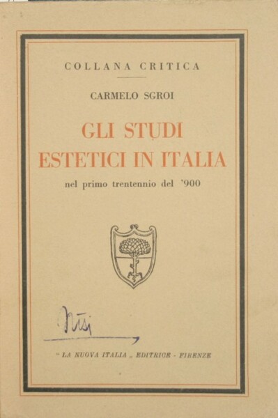 Gli studi estetici in Italia