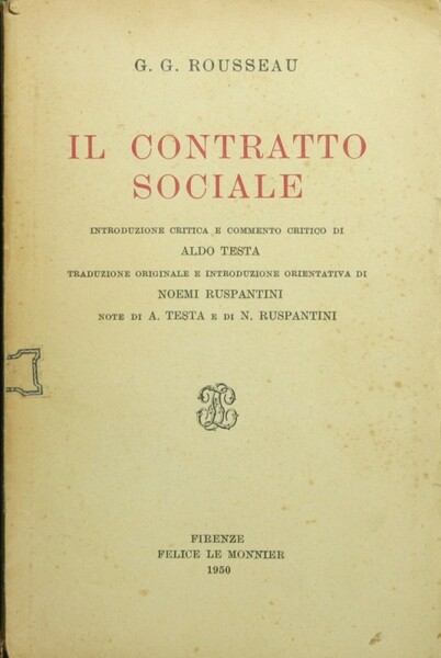 Il contratto sociale