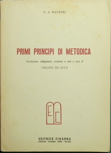Primi principi di metodica