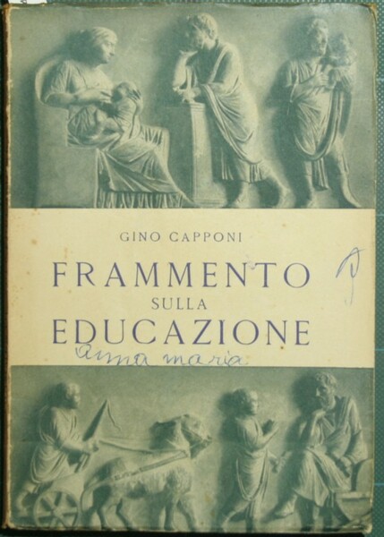 Frammento sull'educazione
