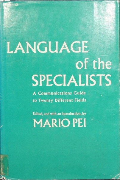 Language of the specialists