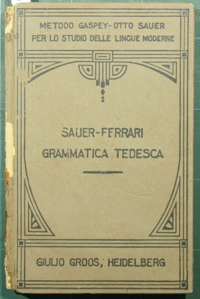 Grammatica della lingua tedesca