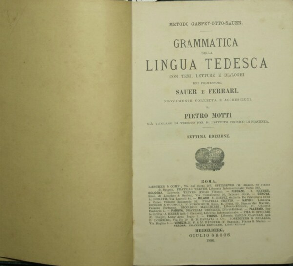 Grammatica della lingua tedesca