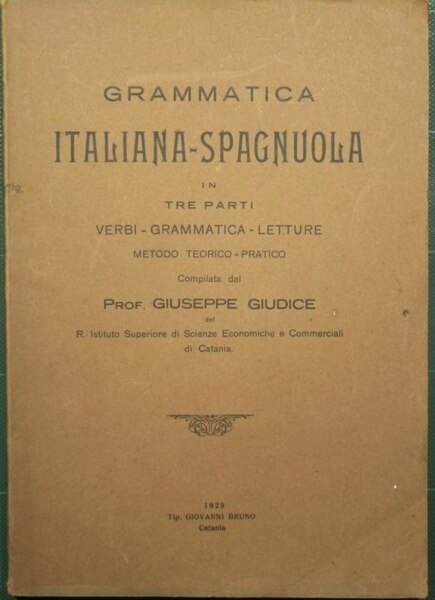 Grammatica italiana-spagnuola