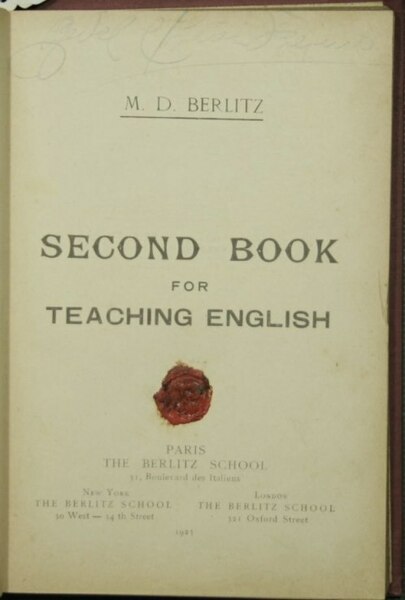 Second book for teaching english