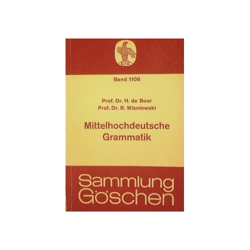 Mittelhochdeutsche Grammatik