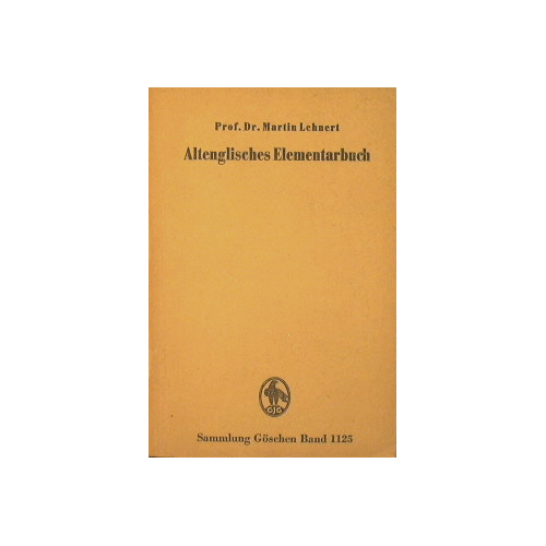 Altenglisches elementarbuch