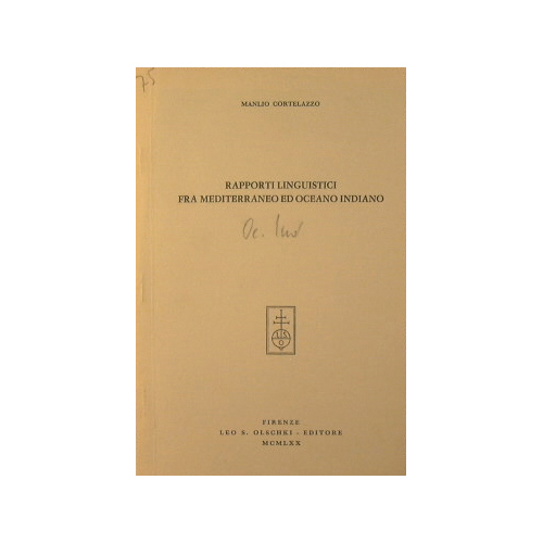 Rapporti linguistici fra mediterraneo ed oceano indiano