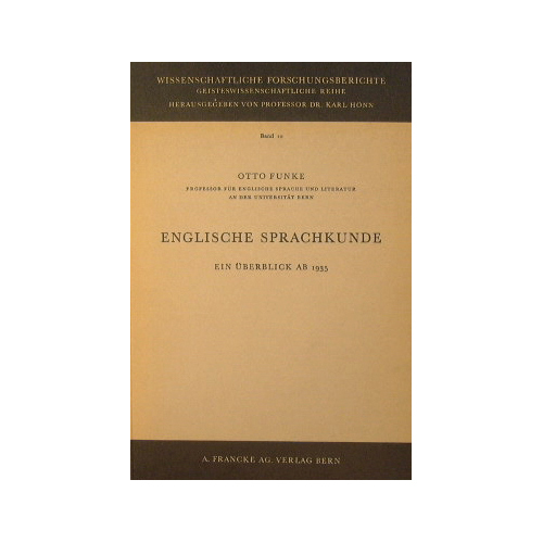 Englische Sprachkunde