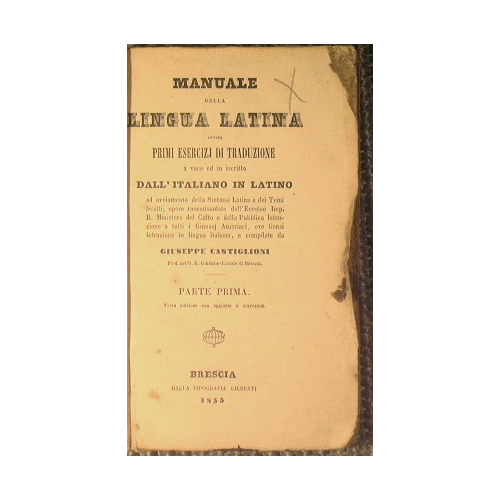 Manuale della lingua latina