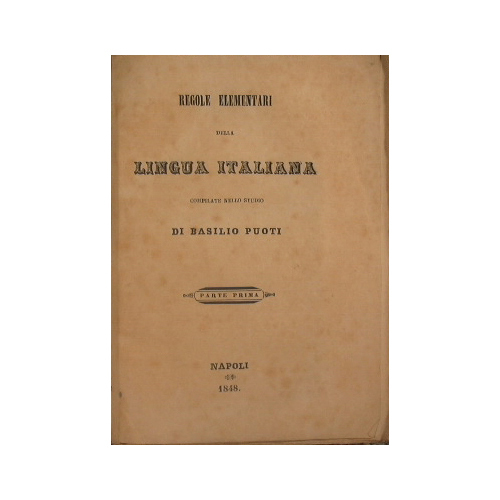 Regole elementari della lingua italiana