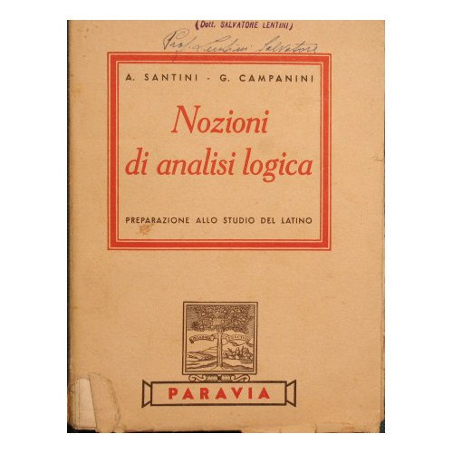 Nozioni di Ananlisi Logica