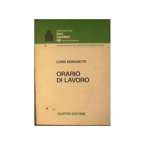 Orario di lavoro.